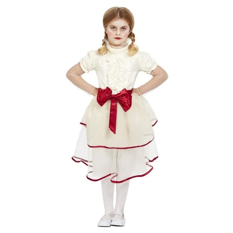 Porcelain Doll Costume, Cream, Child