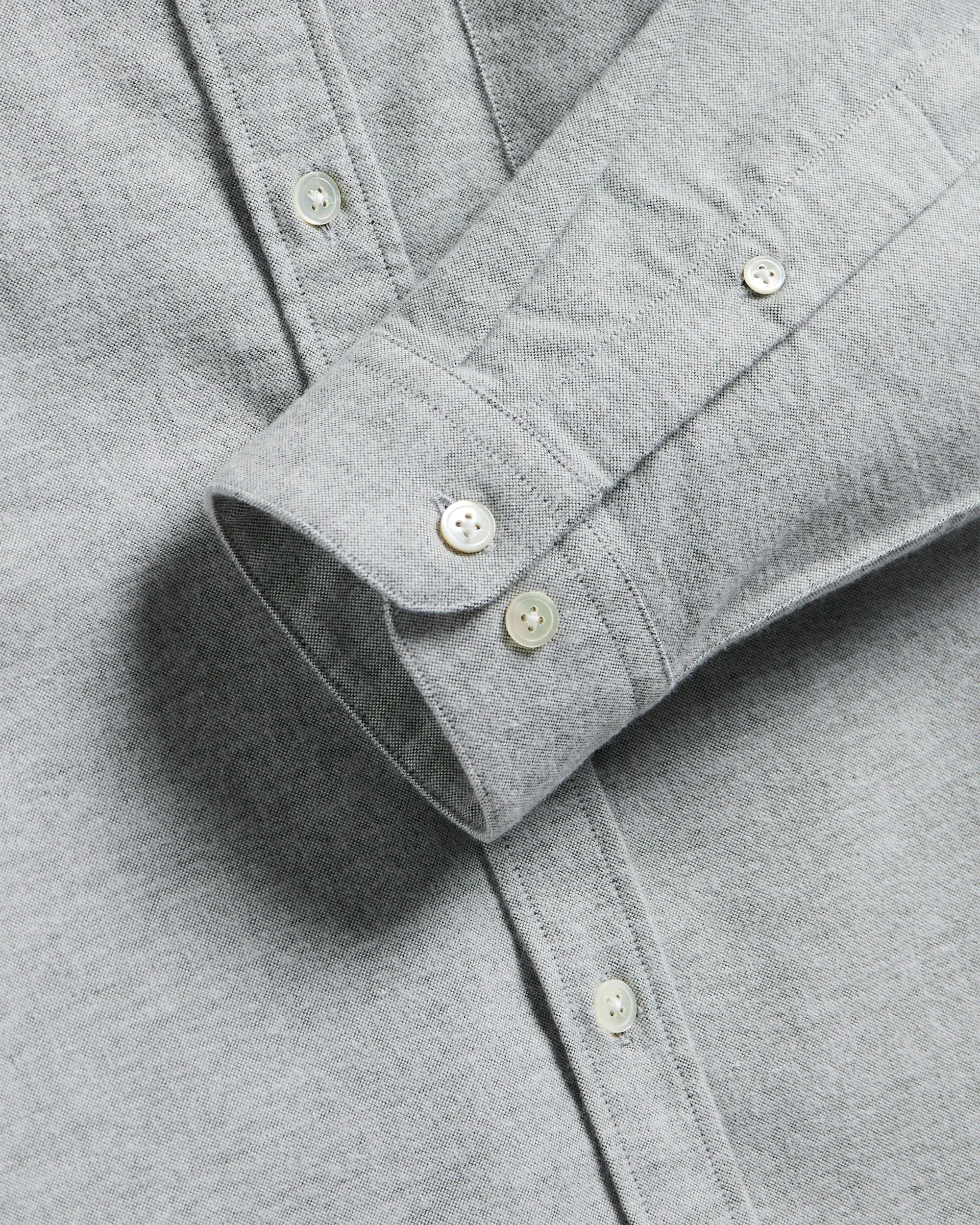 Portuguese Flannel - Brushed Oxford Shirt - Moss Green