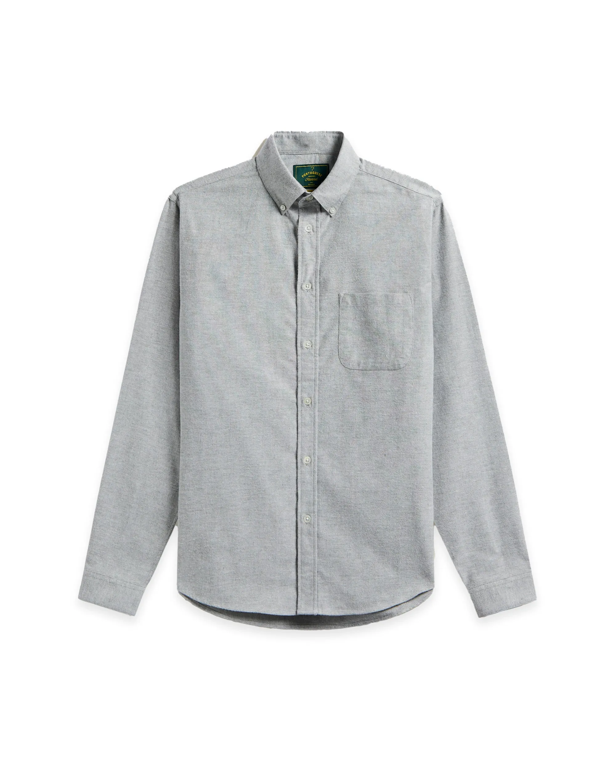Portuguese Flannel - Brushed Oxford Shirt - Moss Green