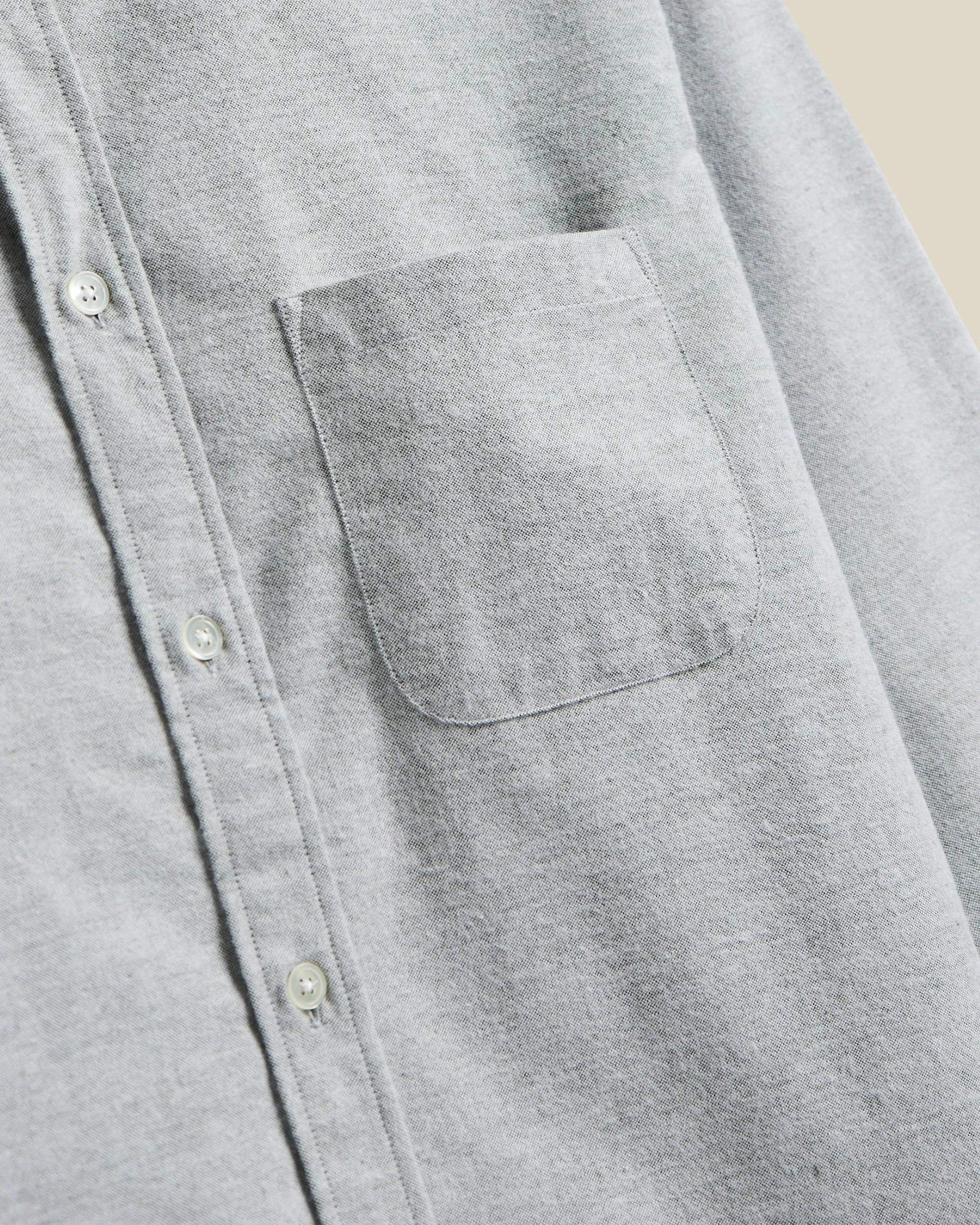 Portuguese Flannel - Brushed Oxford Shirt - Moss Green