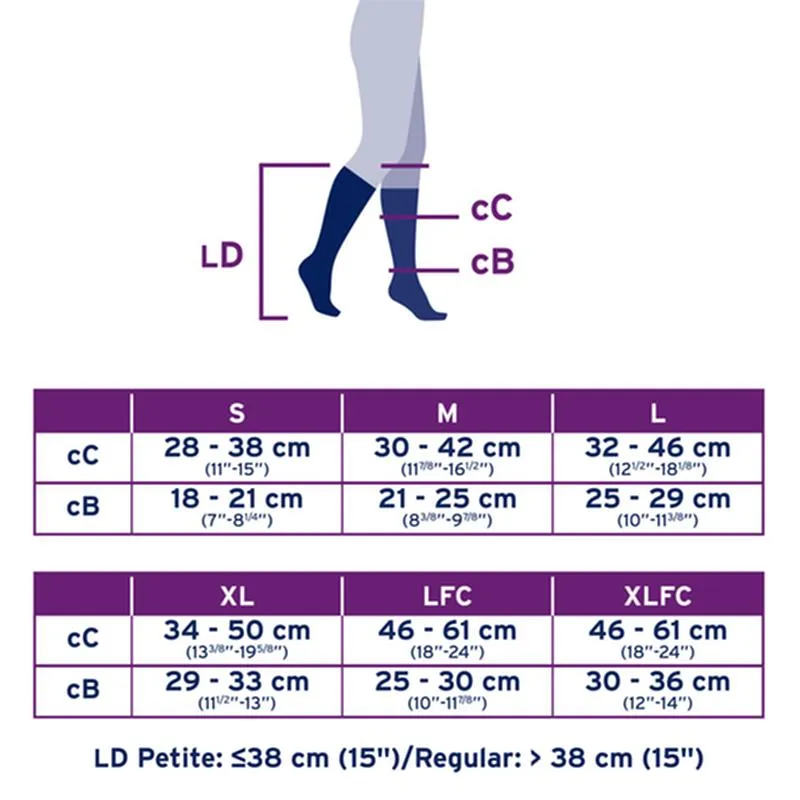 PR/1 JOBST ULTRASHEER WOMEN, KNEE HIGH, 20-30MMHG, LG, SUN BRONZE, CLOSED TOE