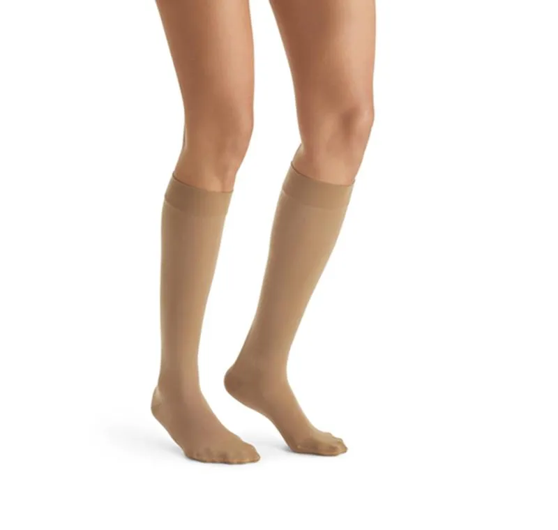 PR/1 JOBST ULTRASHEER WOMEN, KNEE HIGH, 20-30MMHG, LG, SUN BRONZE, CLOSED TOE
