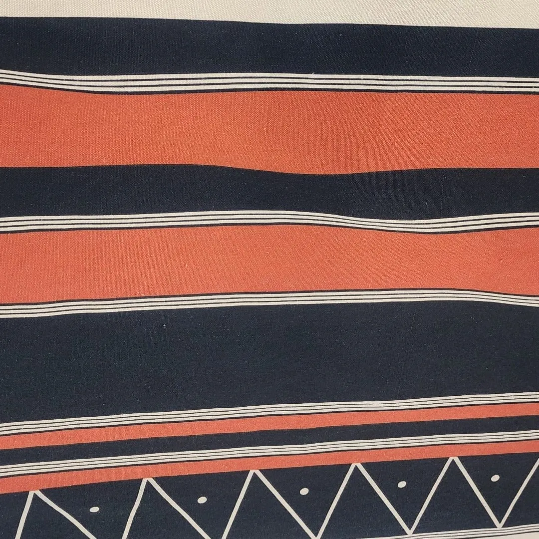 Printed Xhosa Fabric Dsn 2 150 cm Rust