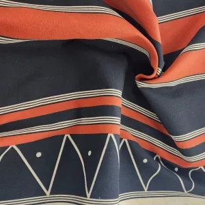 Printed Xhosa Fabric Dsn 2 150 cm Rust