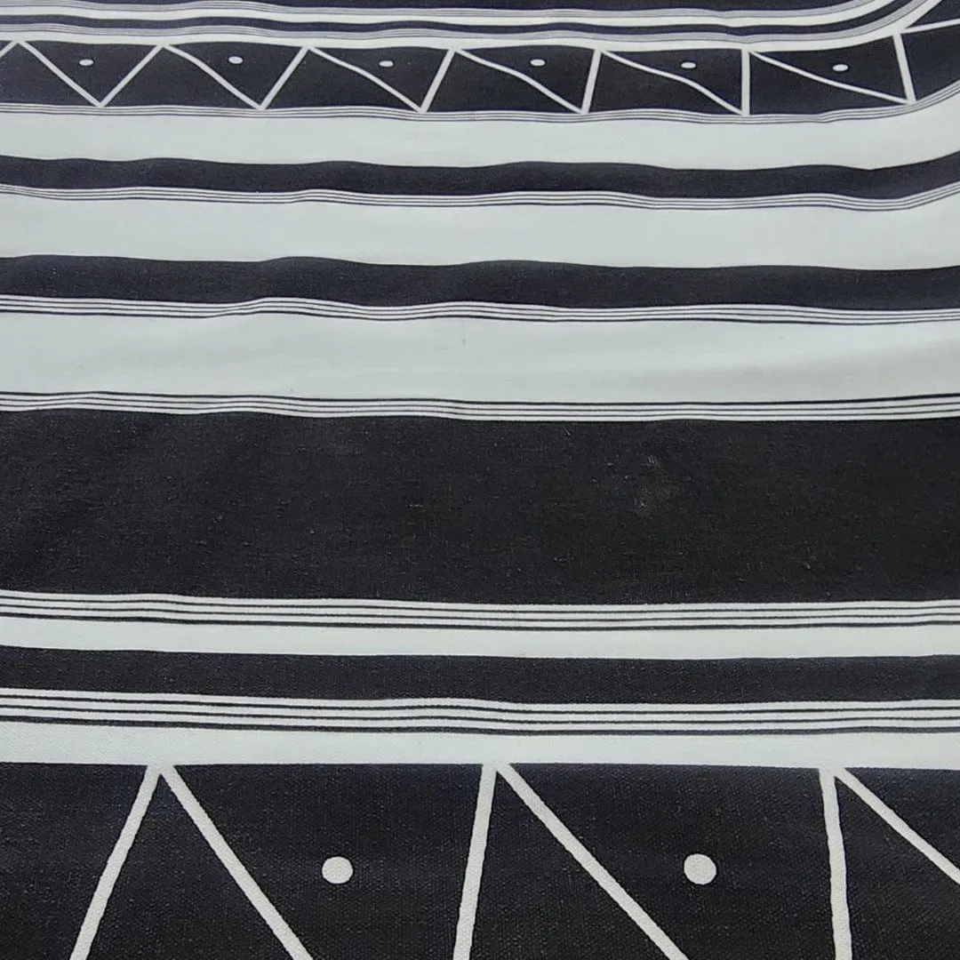Printed Xhosa Fabric Dsn-3 150cm White