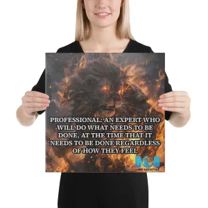 Professional Canvas