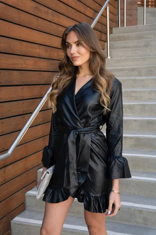PU Leather Dress