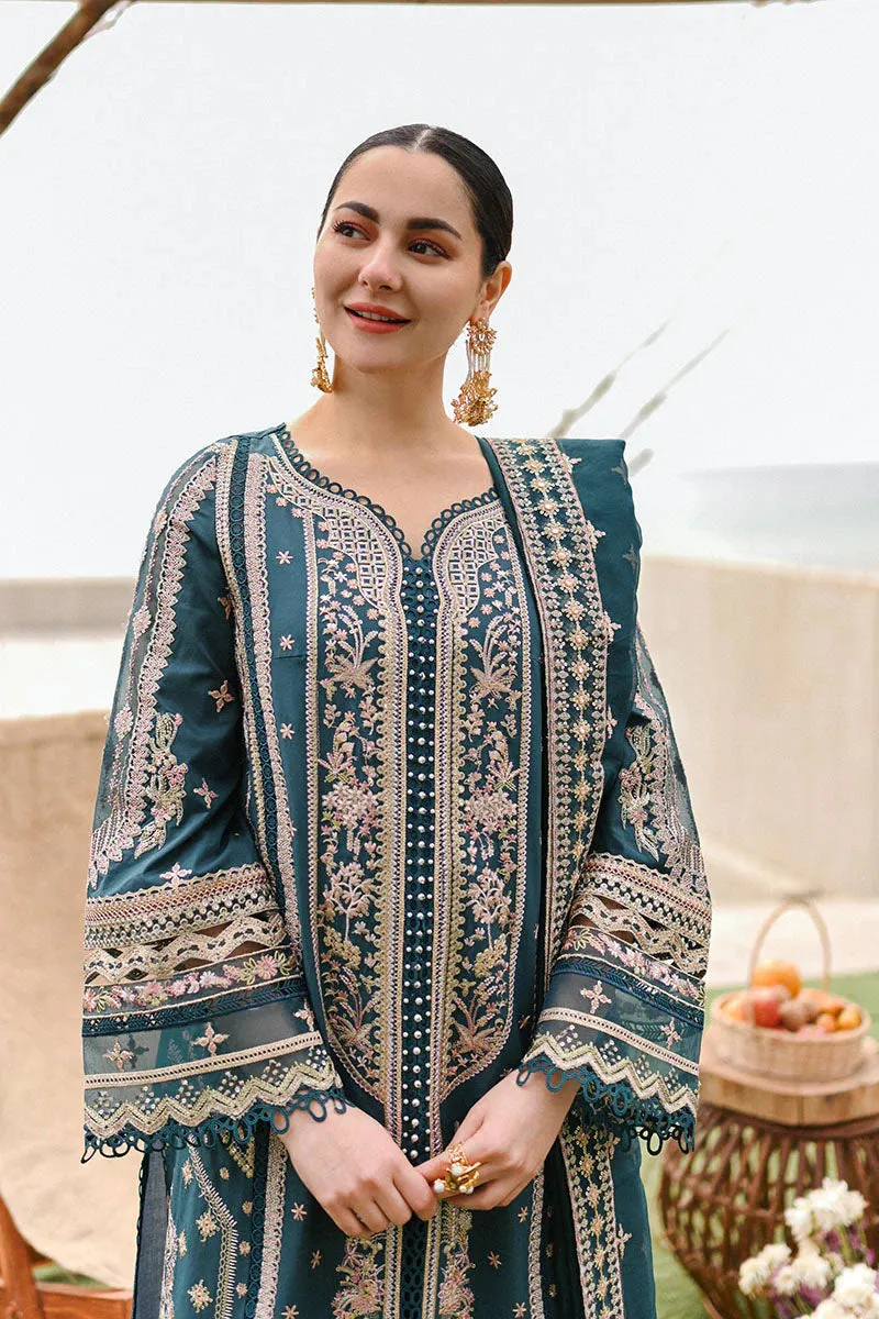 Qalamkar Sahil Luxury Chikankari Lawn Collection QLM -10 Zahra