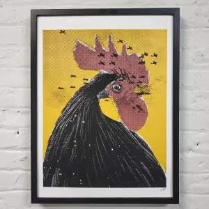 "Chanticleer" (unframed) by Francisco Ramirez
