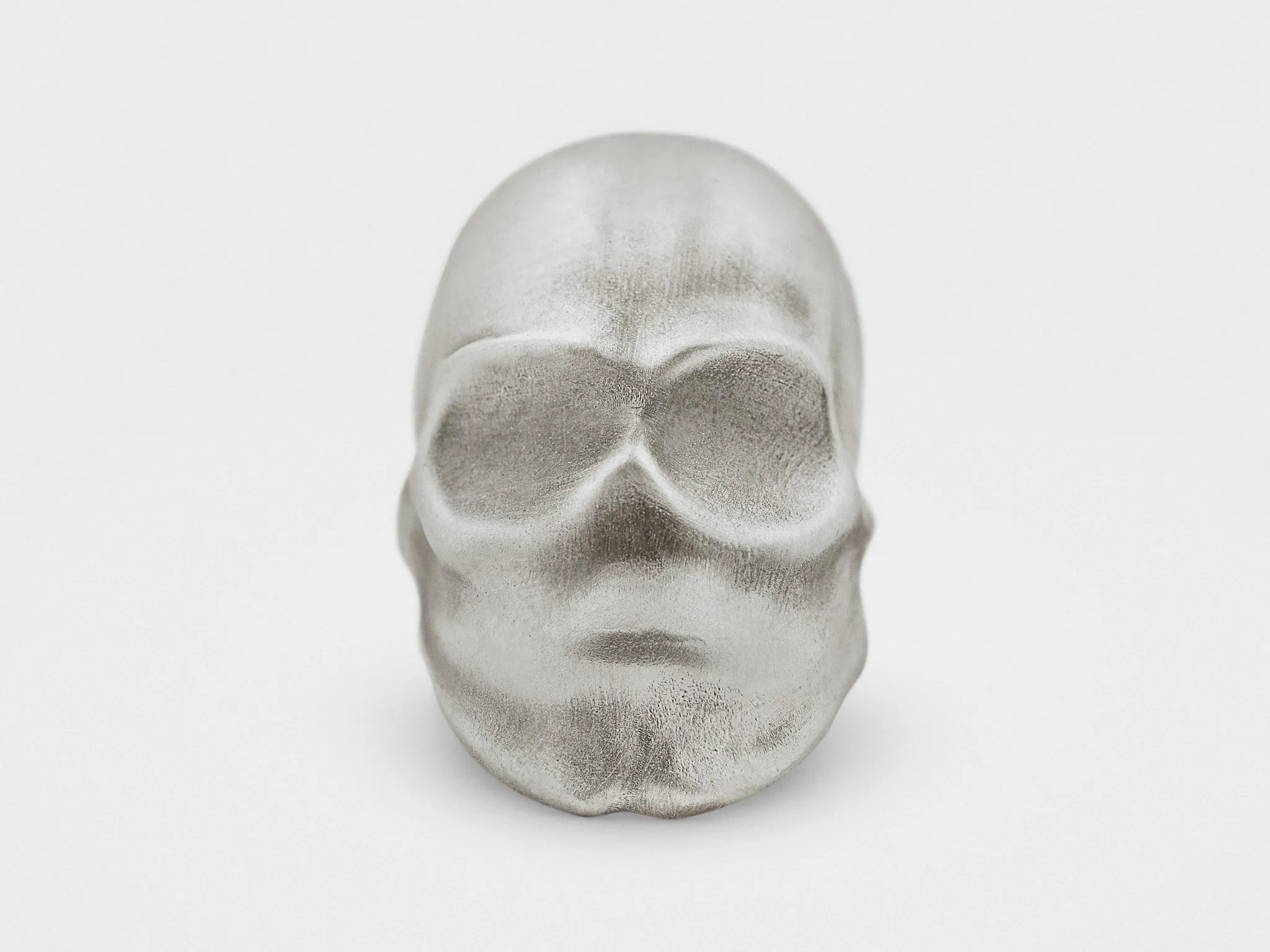 "Phantom" Skull Ring in Sterling Silver
