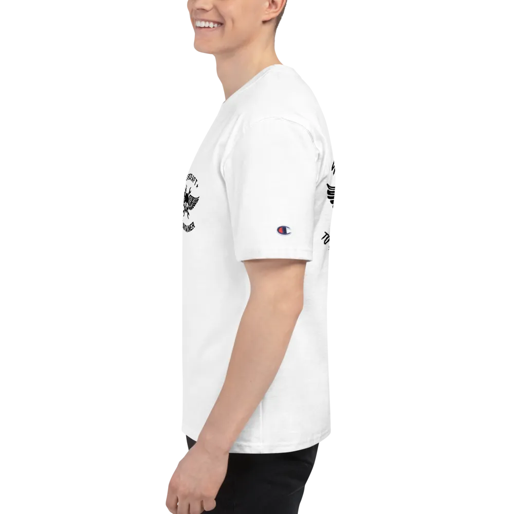 "Slowly Dying to Keep Them Flying" Champion Tee