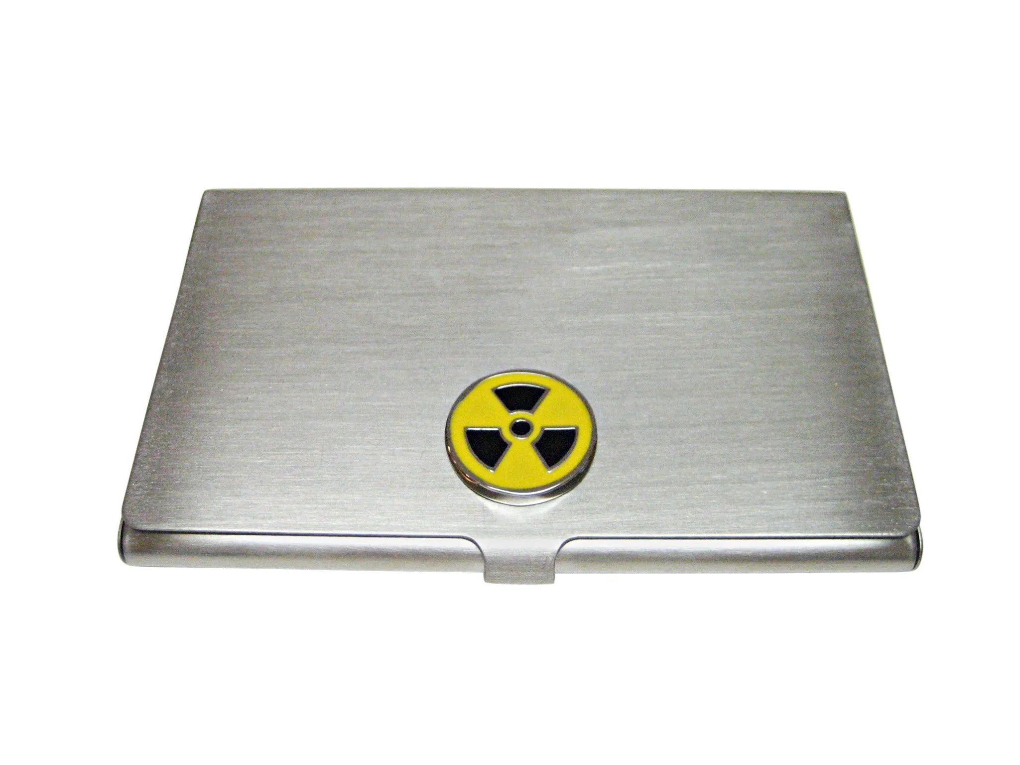 Radioactive Sign Business Card Holder