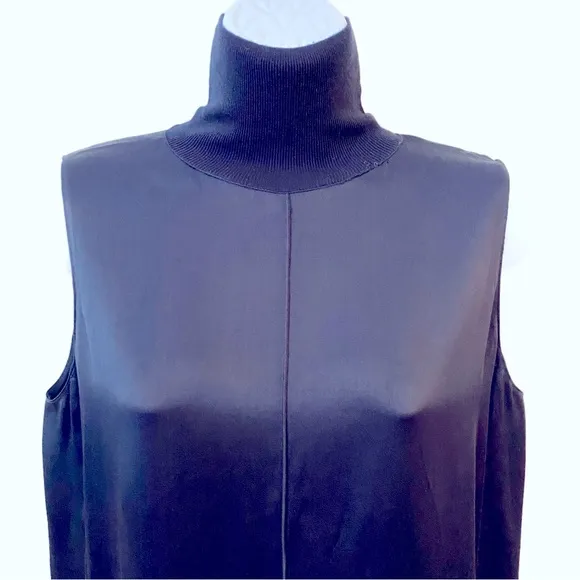 Rag &amp; Bone, Merino Wool Sleeveless Turtleneck Shift Dress