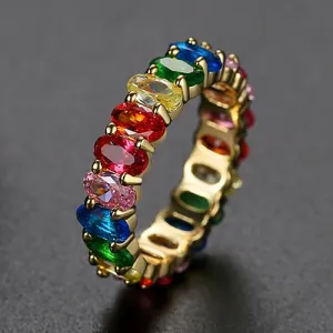 Rainbow Sparkles Ring