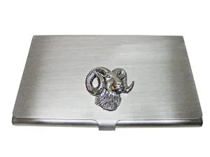 Ram Head Business Card Holder