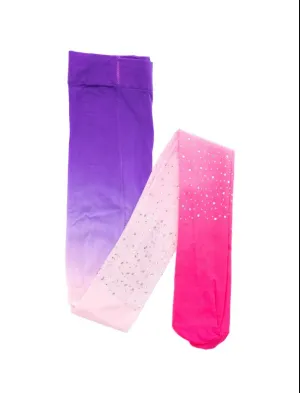 Rhinestone Tights Ombre