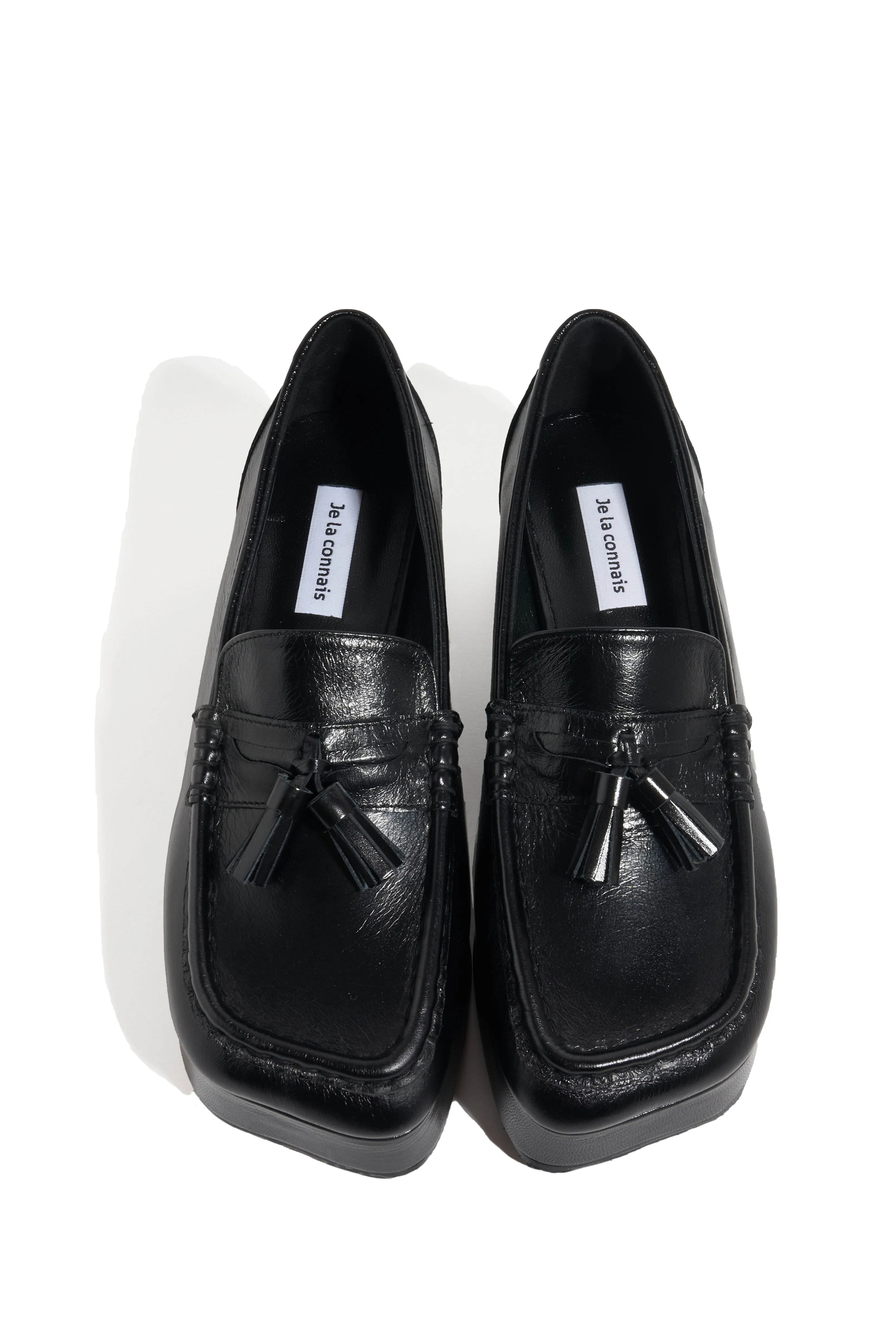 Roma platform loafers_Black