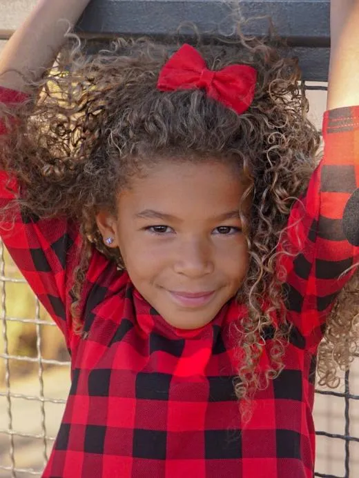Sadie - "Buffalo Print Red Dress"