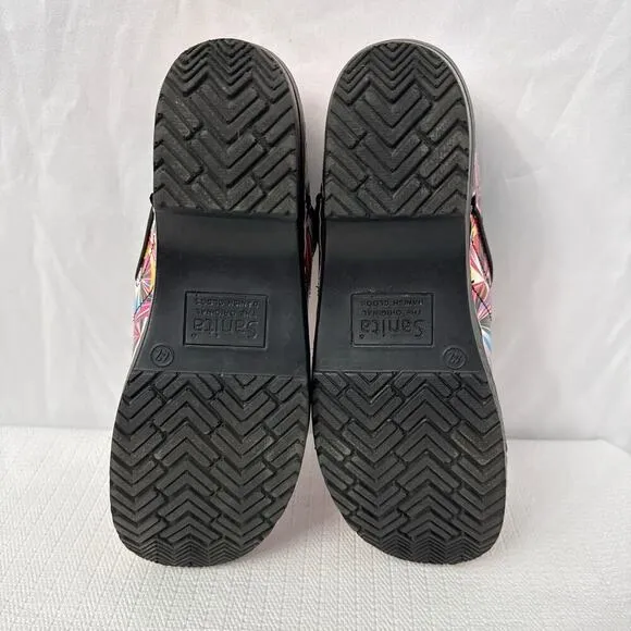 Sanita Clog Women's 10.5-11 US Original Professional Geometric 42 EU‎ Multicolor