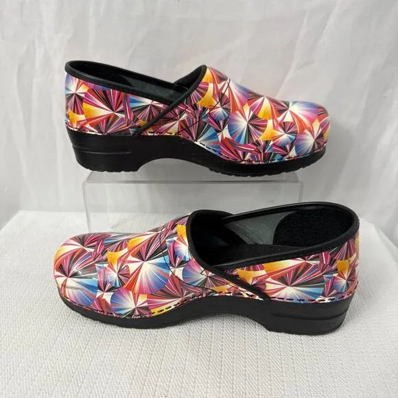 Sanita Clog Women's 10.5-11 US Original Professional Geometric 42 EU‎ Multicolor