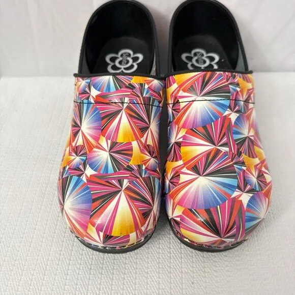 Sanita Clog Women's 10.5-11 US Original Professional Geometric 42 EU‎ Multicolor