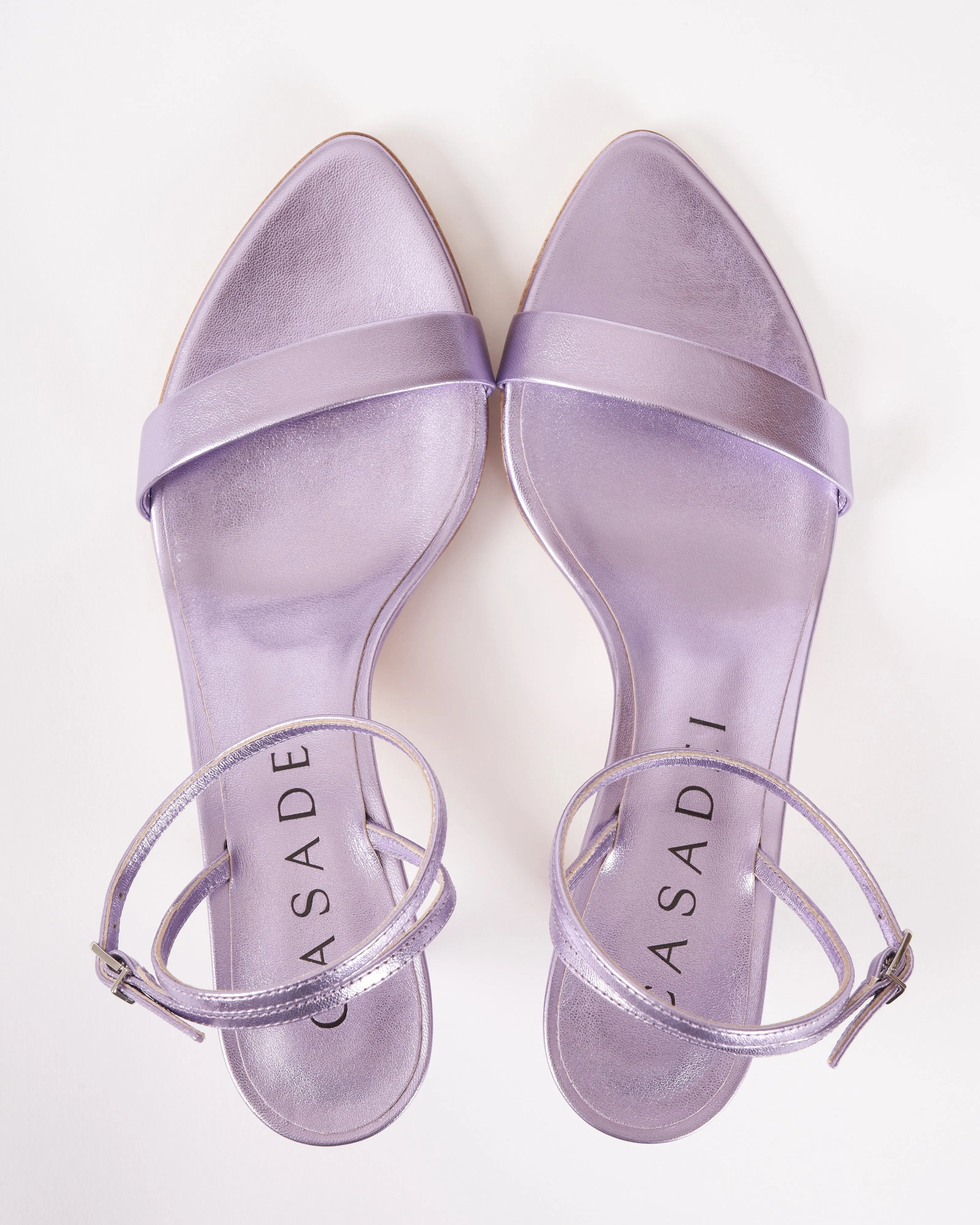 scarlet flash wisteria   cristal trasp heel - flash wisteria/metallic