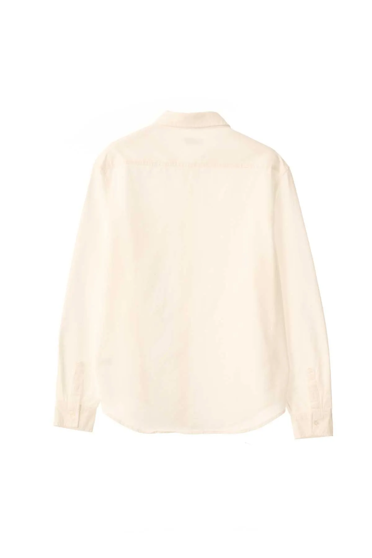 SCRIPT  OXFORD SHIRT - WHITE OXFORD
