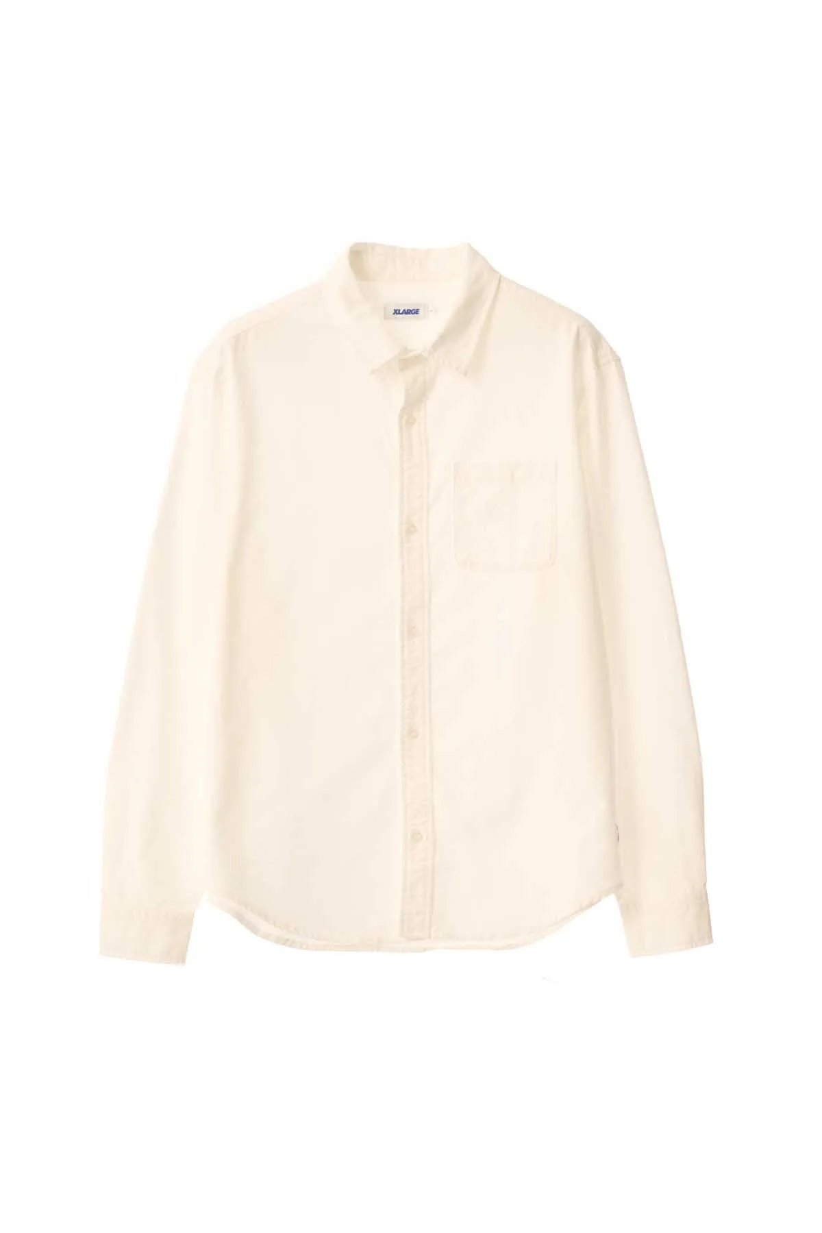 SCRIPT  OXFORD SHIRT - WHITE OXFORD