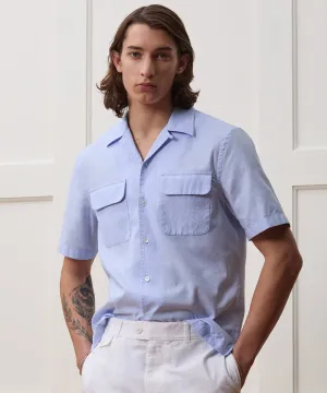 Slim Fit Micro Oxford Shirt
