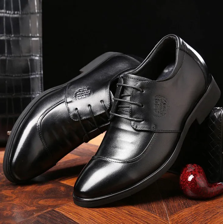 Small Feet Men's Height Increase Dress Shoes MS55