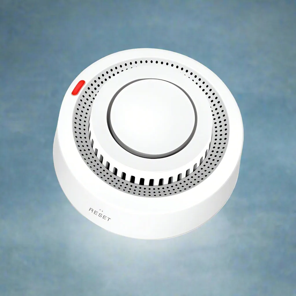 Smart Wi-Fi Photoelectric Smoke Alarm with Remote Alerts & Fire Protection