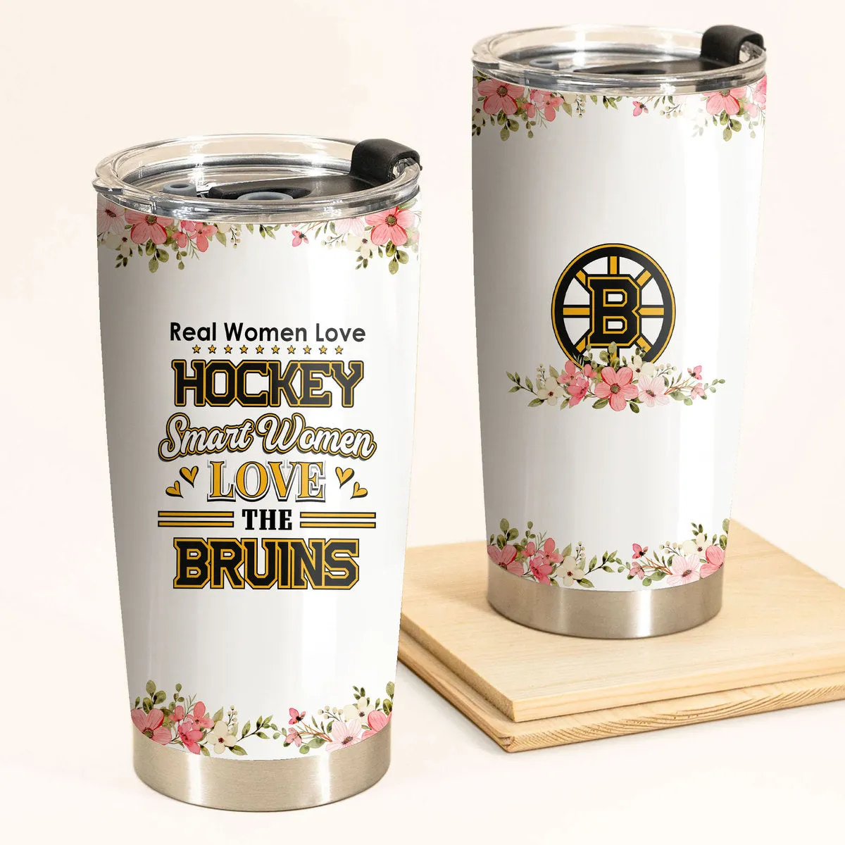 Smart Women Love The Boston Hockey Tumbler