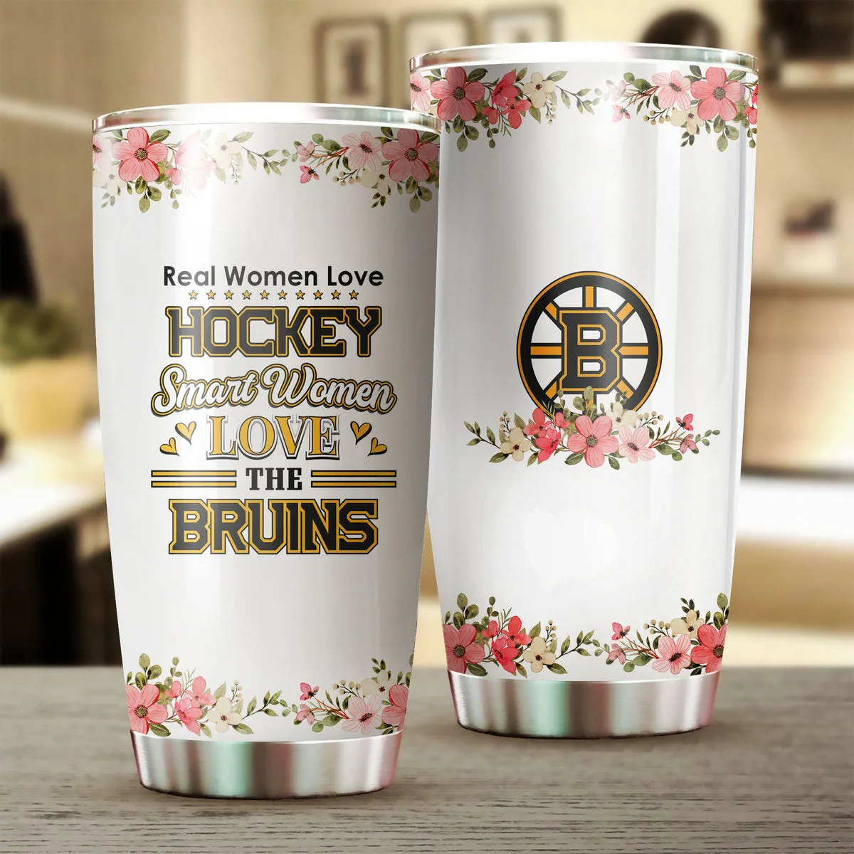Smart Women Love The Boston Hockey Tumbler