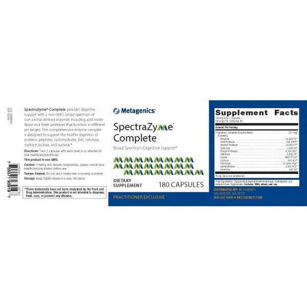 SpectraZyme® Complete <br>Broad Spectrum Digestive Support*