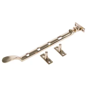 Spoon End Stay - Polished Brass