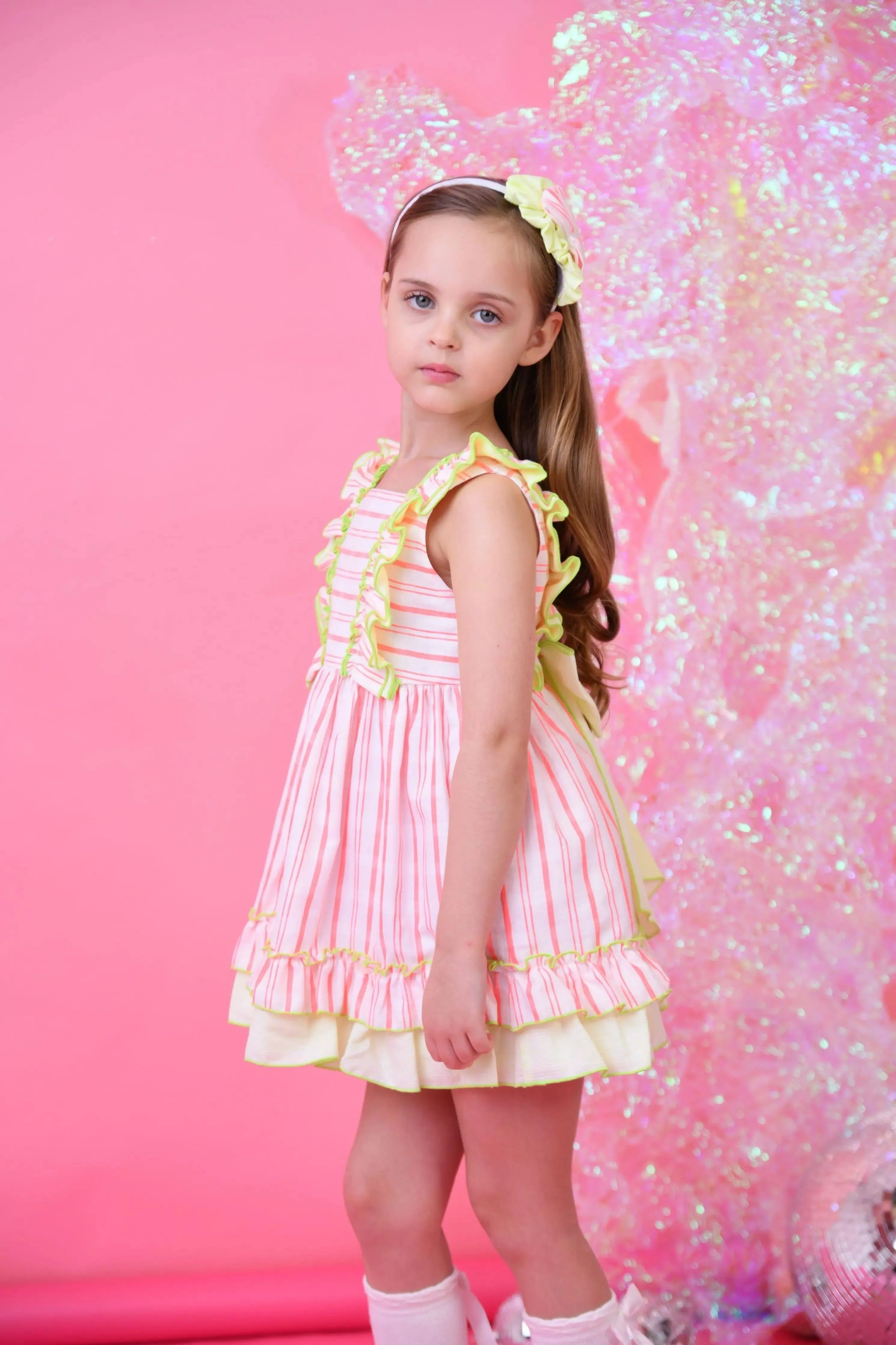 SS25 Girls Miranda Neon Candy Summer Dress