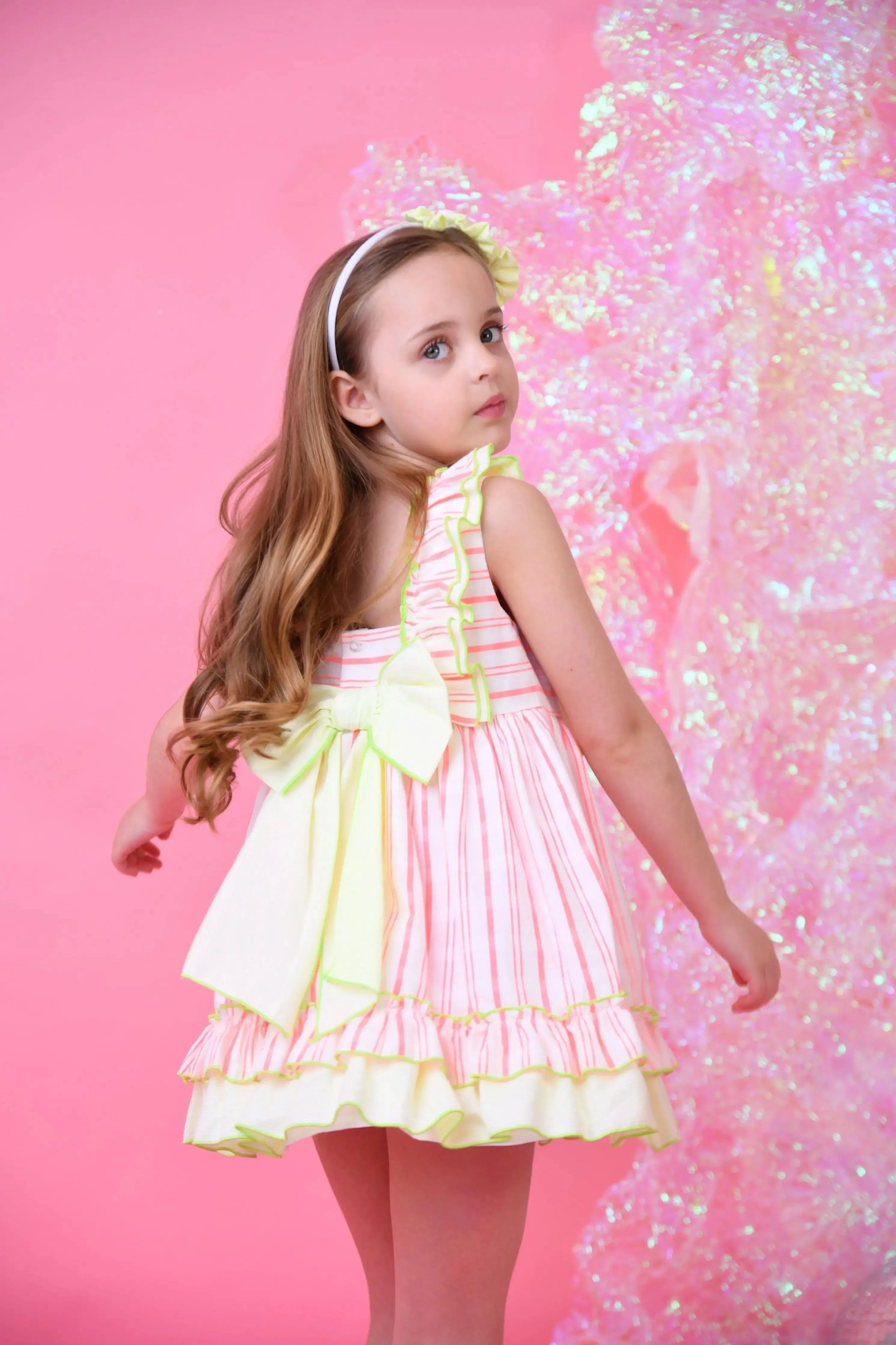 SS25 Girls Miranda Neon Candy Summer Dress