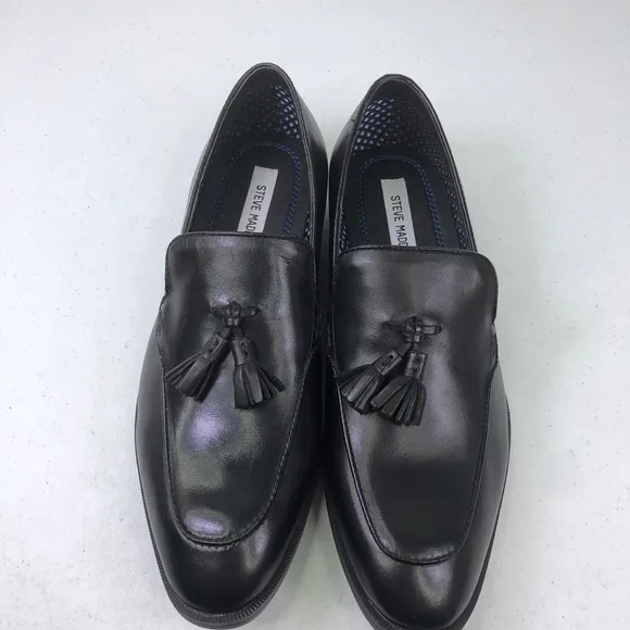 Steve Madden Emeree Tassel Leather Loafer Shoes