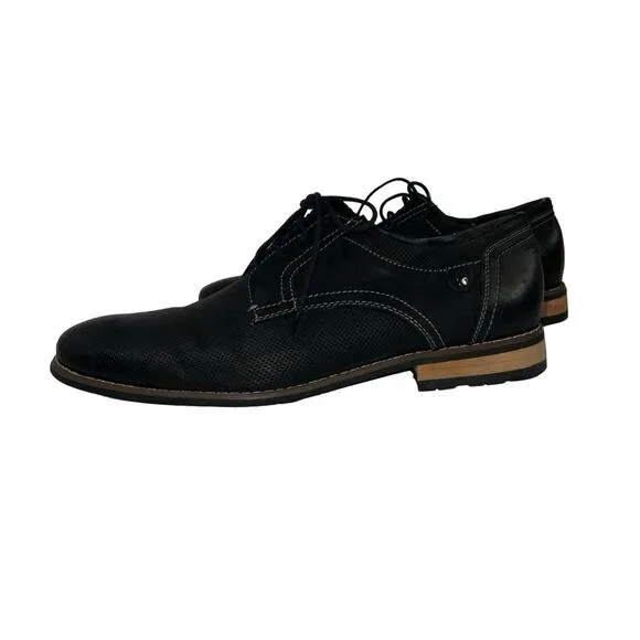 Steve Madden Men's Cherp Oxford, Black Nubuck, 11M US