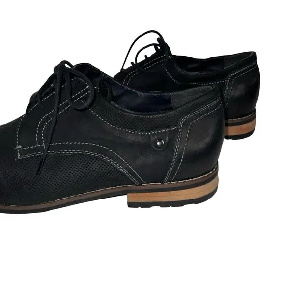 Steve Madden Men's Cherp Oxford, Black Nubuck, 11M US