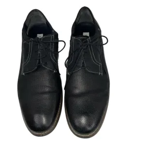 Steve Madden Men's Cherp Oxford, Black Nubuck, 11M US