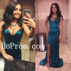 Sweetheart Satin Prom Dresses,Prom Dress,Evening Dresses