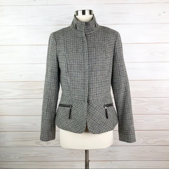 Talbots Woman Blazer Jacket Career Wool Size 6