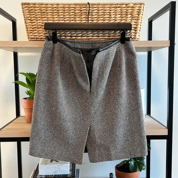 Talbots Wool Tweed Classic Pencil Skirt, 8 Petite