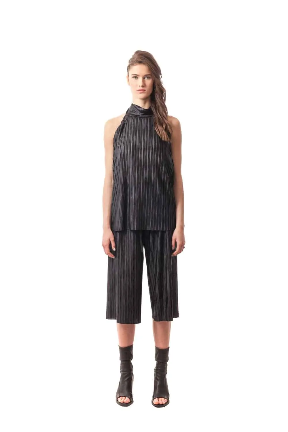 Taormina Pleated Convertible Halter Top