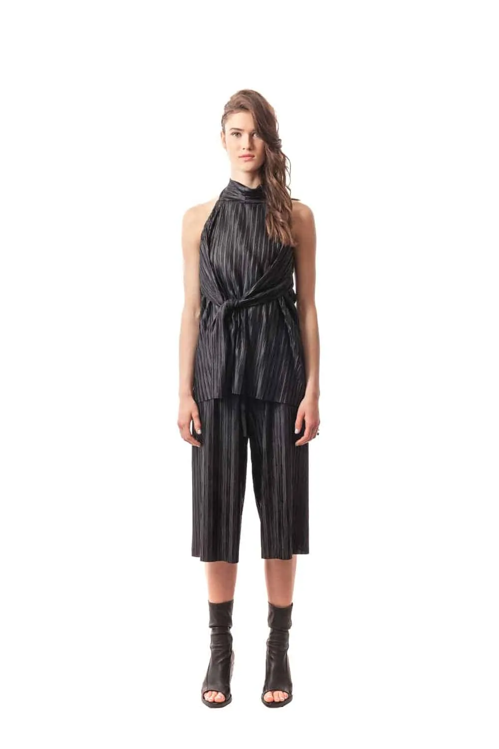 Taormina Pleated Convertible Halter Top
