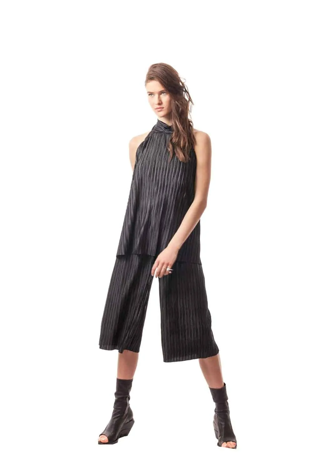 Taormina Pleated Convertible Halter Top
