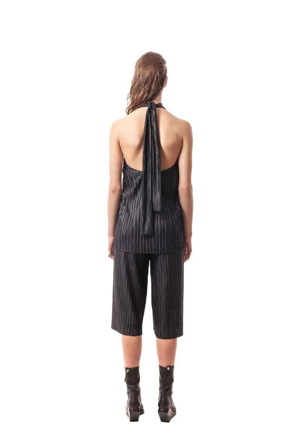 Taormina Pleated Convertible Halter Top