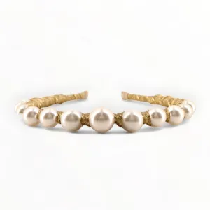 The Luxury Vida Pearl Crown Headband