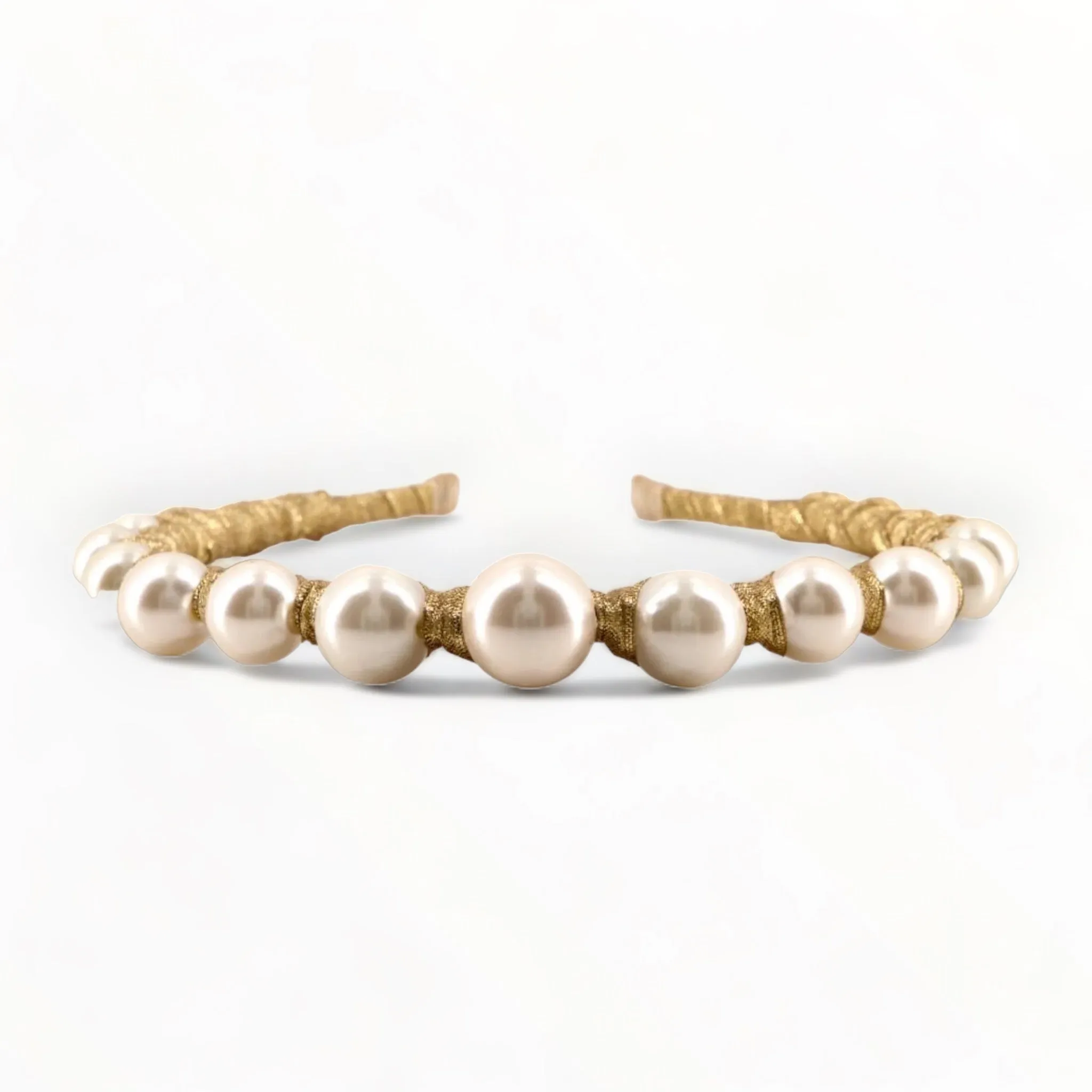 The Luxury Vida Pearl Crown Headband